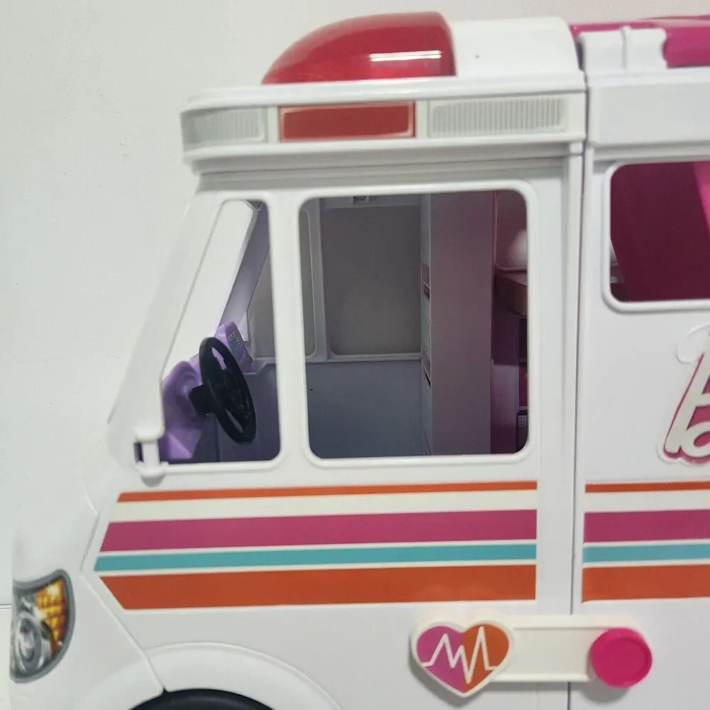 Barbie Ambulance Clinic Playset | Lights & Sirens Work | 2022 Mattel